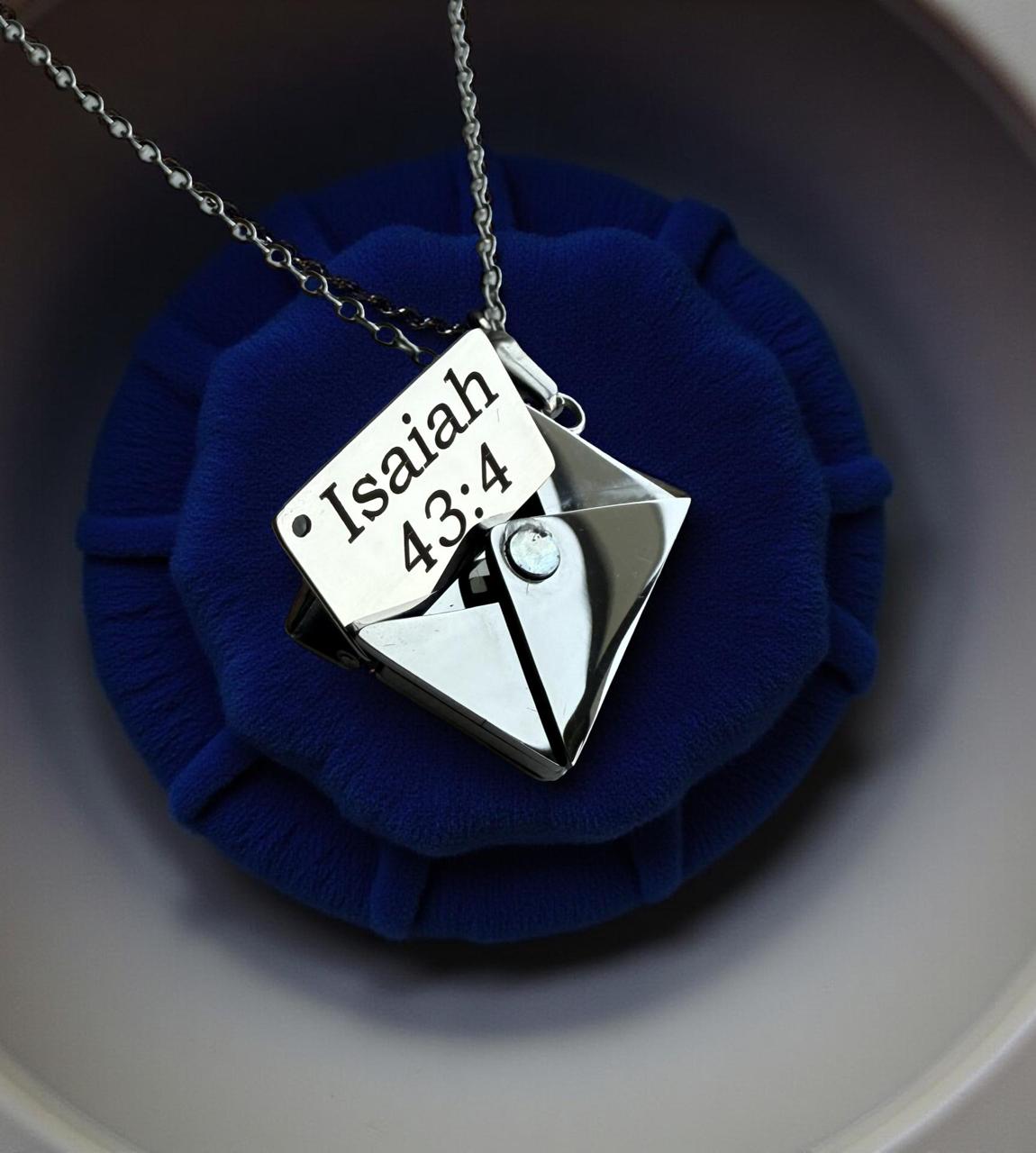 Women's Jewelry_ "Envelope Isaiah 43:4"