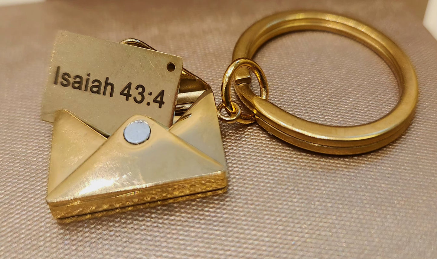 Key Chain_ "EL-ROI" -"YAHWEH" God who sees me