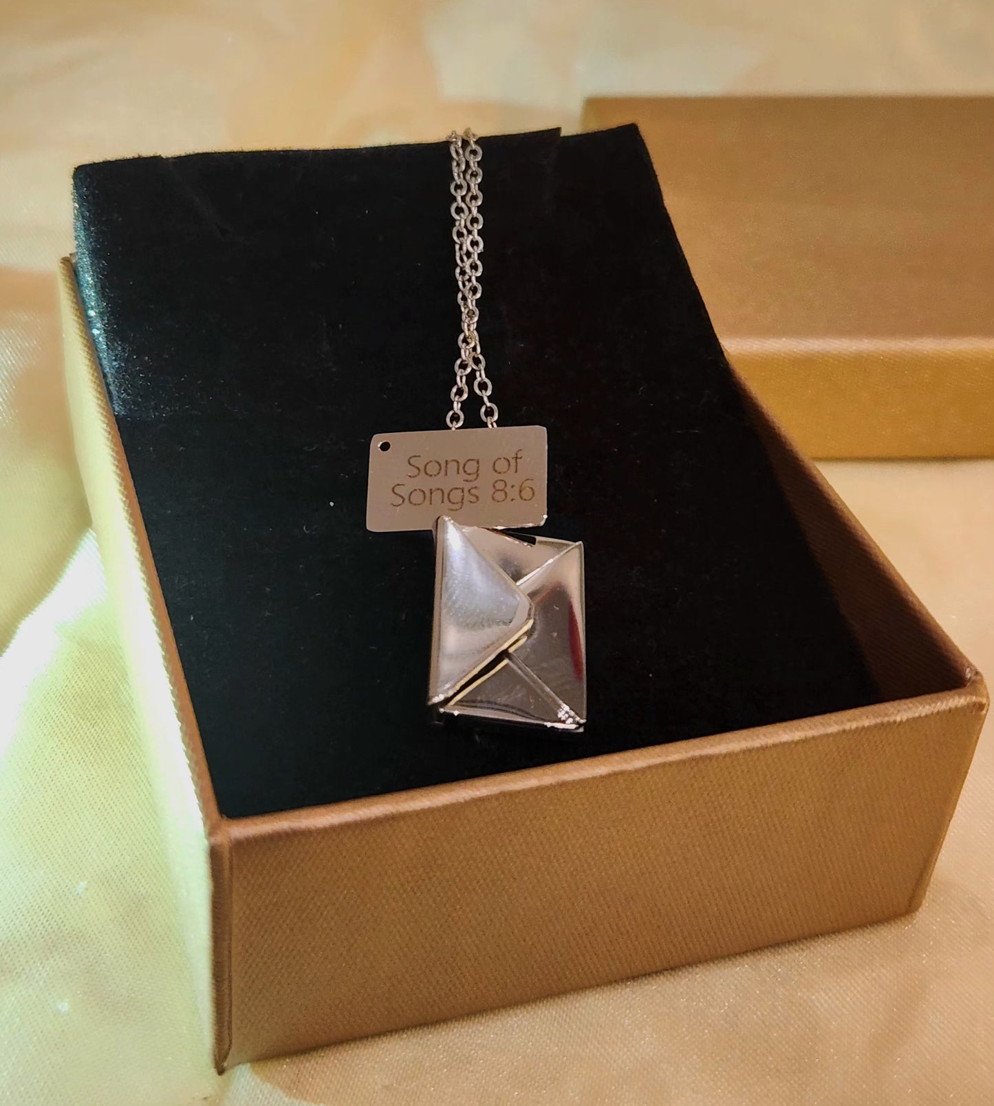 Women's Jewelry_ Envelope "Song Of Songs 8:6"
