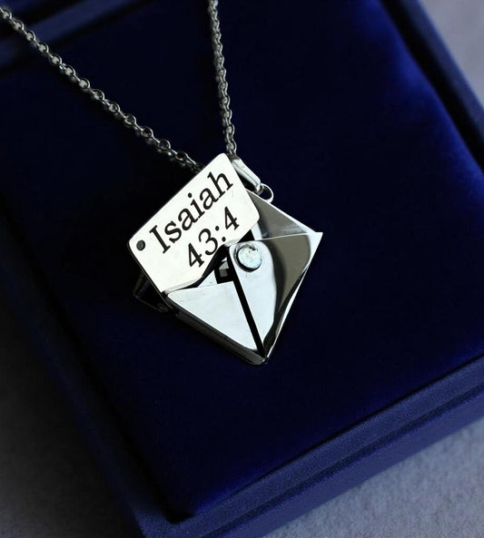 Women's Jewelry_ "Envelope Isaiah 43:4"