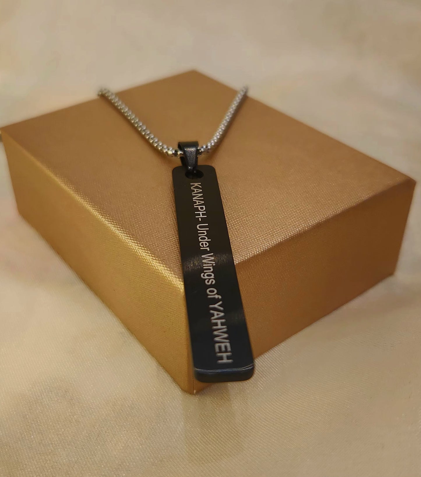 Men's Jewelry_ "KANAPH"- Under wings of "YAHWEH"