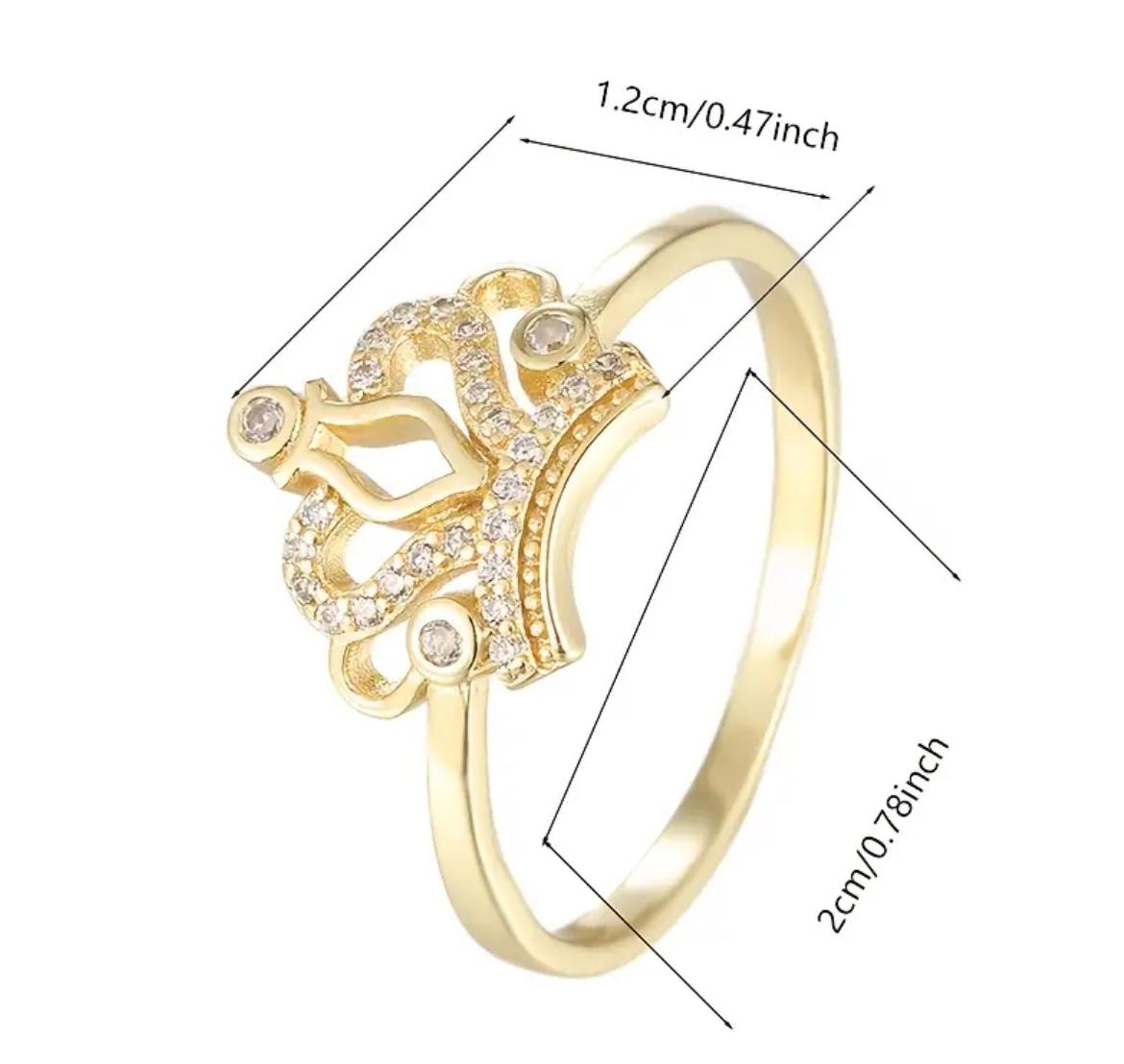 Women's Jewelry_ "Crown Ring"