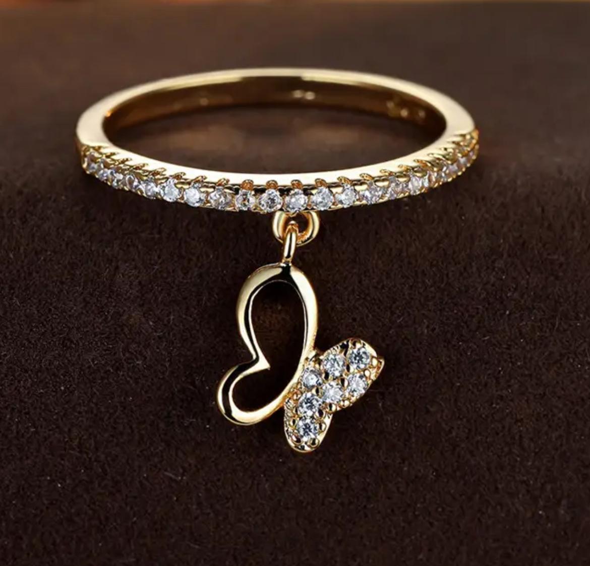Women's Jewelry_ "Butterfly Ring"