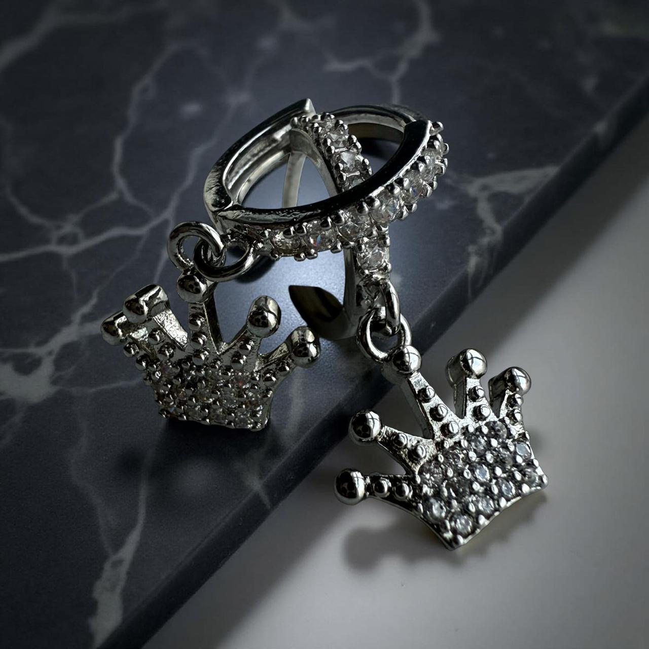 Women's Jewelry_ "Crown Earrings"